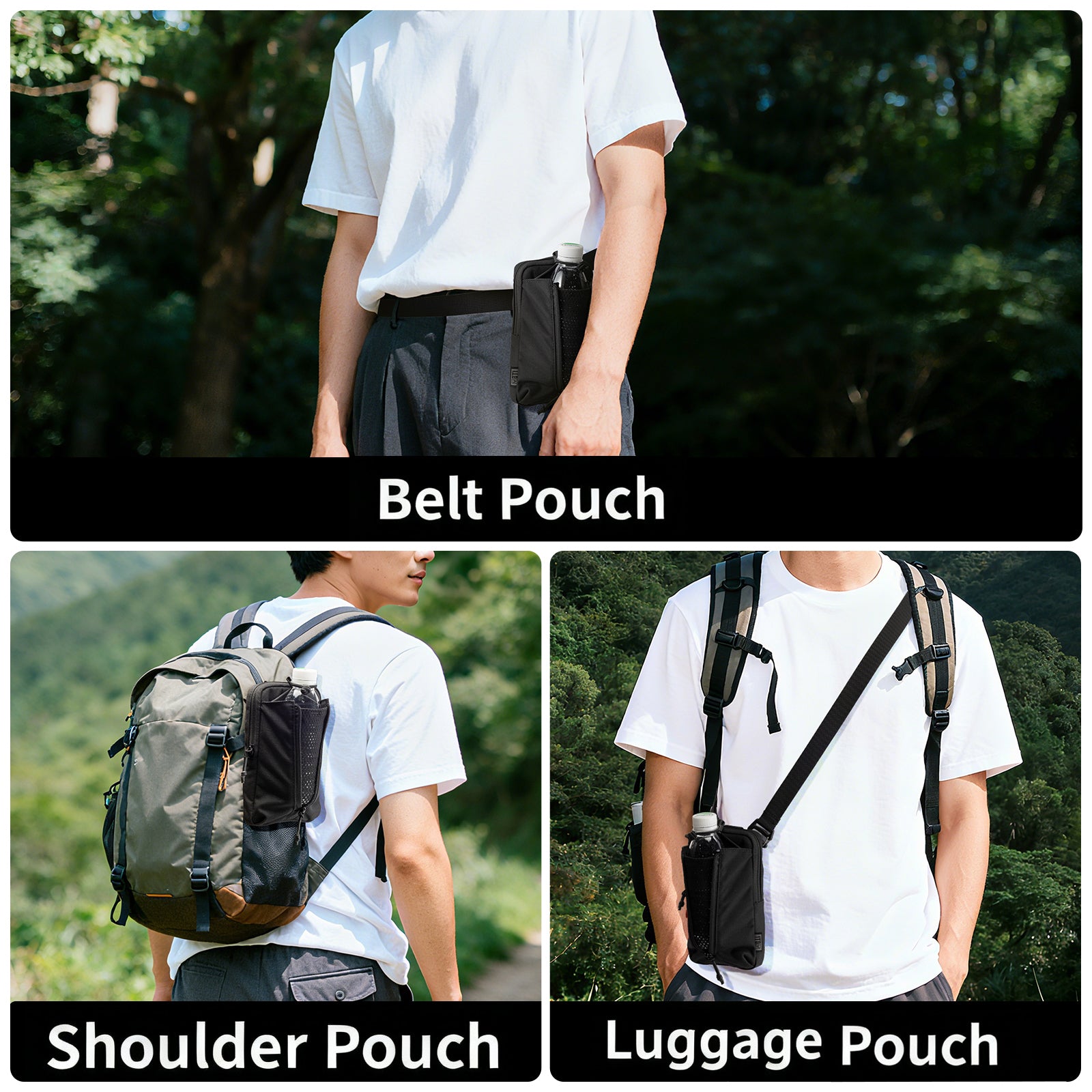 1TG Tactical Phone Pouch 04 丨With Bottle pouch & Strap